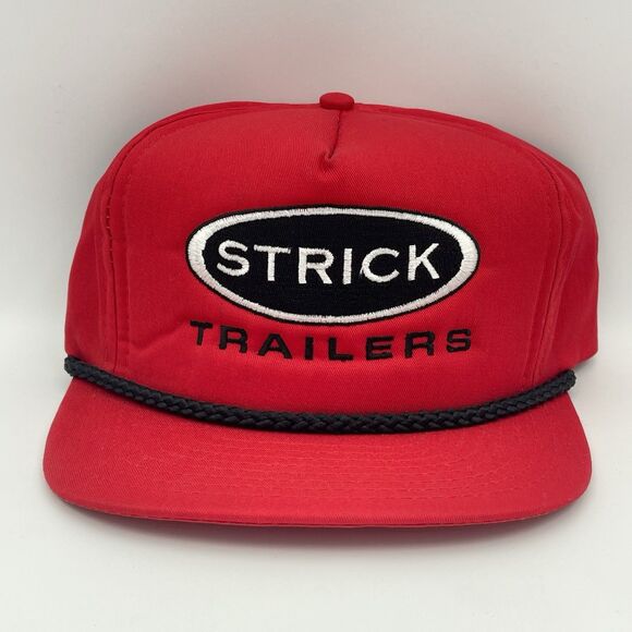 Vintage Strick Trailers Snapback Trucker Hat Cap Rare  Indiana - Picture 1 of 14